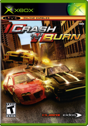 Crash 'n' Burn (USA, Europe) 2D Box Front